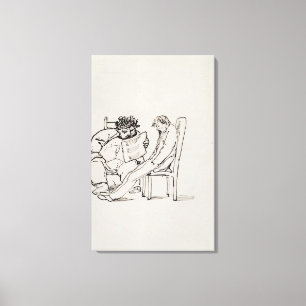 Cartoon van William Morris (1834-96) voor het leze Canvas Afdruk