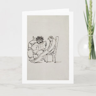 Cartoon van William Morris (1834-96) voor het leze Kaart