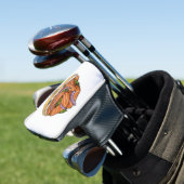 Cartoon van zalmbagel golfheadcover (Insitu)