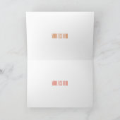 Cartoon van zalmbagel kaart (Binnen)