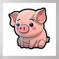 Cartoon varken illustratie