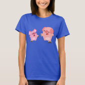 Cartoon Varkens T-Shirt (Voorkant)