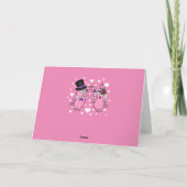 Cartoon Varkens Weddenschap Kaart (Achterkant)