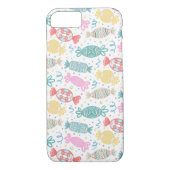 Cartoon, veelkleurige feestsnoepjes Case-Mate iPhone case (Achterkant)