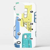 Cartoon vervoer: City Kinderen plezier. Case-Mate iPhone Case (Achterkant)