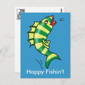 Cartoon — Vis Briefkaart (Voorkant / Achterkant)