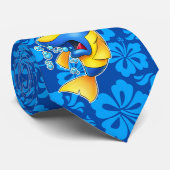 cartoon vis stropdas (Opgerold)