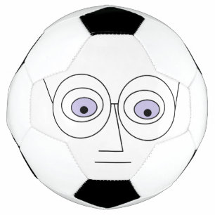 Cartoon Visage Porter des lunettes Design Hilarié