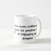 Cartoon Vliegende varken aanpasbare tekst mok (Voorkant rechts)