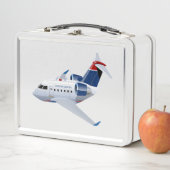 Cartoon vliegtuig (In situ)