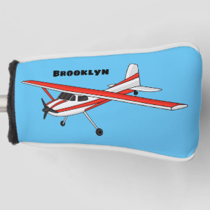 Cartoon vliegtuig golfheadcover