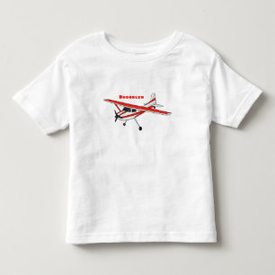 Cartoon vliegtuig kinder shirts
