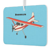 Cartoon vliegtuig luchtverfrisser (Links)