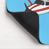 Cartoon vliegtuig muismat (Hoek)