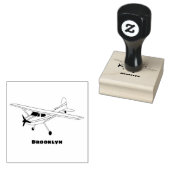 Cartoon vliegtuig 	rubberstempel (Gestempeld)