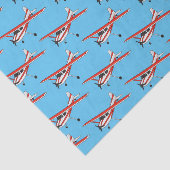 Cartoon vliegtuig tissuepapier (Detail)