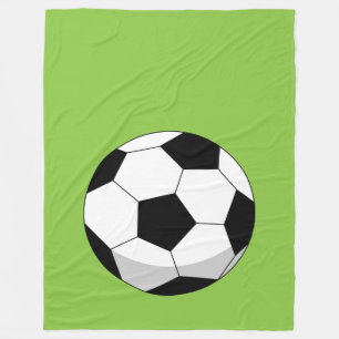Cartoon Voetbal Fleece Deken