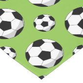 Cartoon Voetbal Patroon Korte Tafelloper (Hoek)