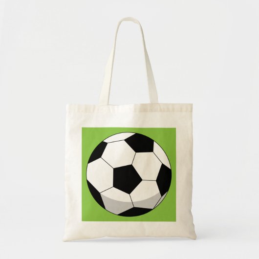 Cartoon Voetbal Tote Bag (Voorkant)