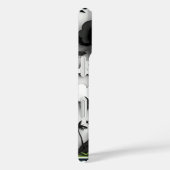 Cartoon Volcano Eruption & Palm Trees Phone Case (Achterkant / Rechts)