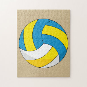 Cartoon Volleyball Ball Legpuzzel