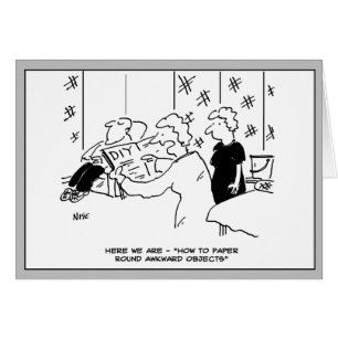 Cartoon voor behangselarij en thuisdecortering