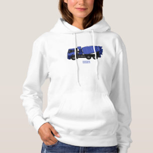 Cartoon voor betonmixen van vrachtwagens hoodie