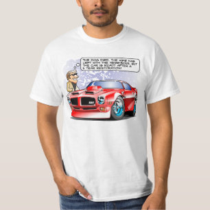 cartoon voor het herstel van de spieren t-shirt
