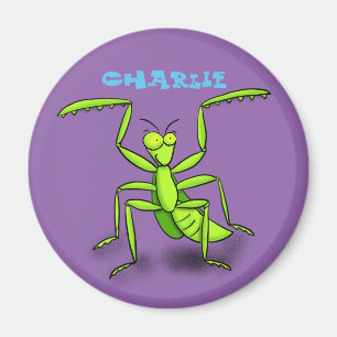 Cartoon voor het kotsen van mantis magneet