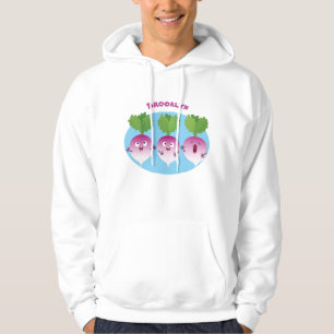 Cartoon voor het triozingend cute turnip hoodie