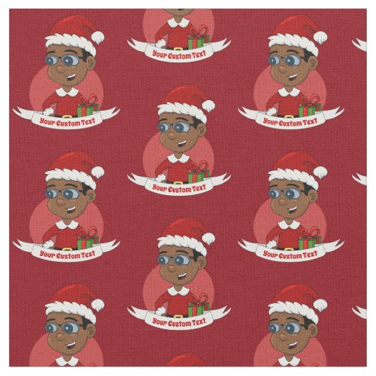 Cartoon voor kerstjongens stof (Close Up)
