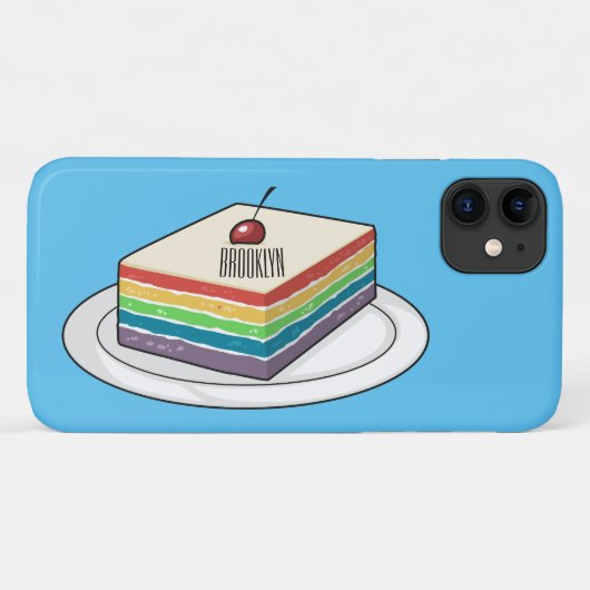 Cartoon voor regenbooggebak Case-Mate iPhone case (Achterkant (horizontaal))