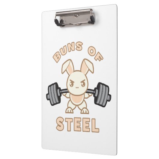 Cartoon voor werkuitbundels - staalbundels - Funny Klembord (Links)