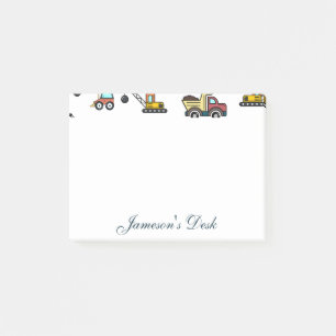 Cartoon Vrachtwagen Auto kraan Voertuignaam Gepers Post-it® Notes