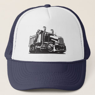 Cartoon vrachtwagenchauffeur trucker pet