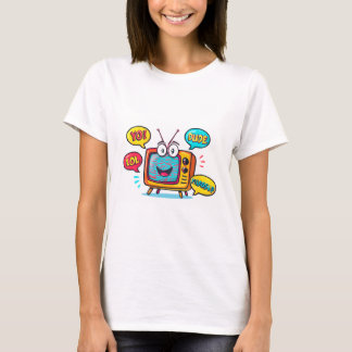 cartoon Vrouwen Tshirt