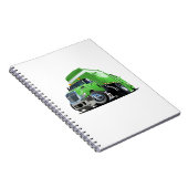 Cartoon vuilniswagen notitieboek (Rechterzijde)