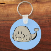 Cartoon Walrus Sleutelhanger (Voorkant)
