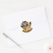 Cartoon Warthog Sticker (Envelop)