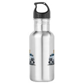 Cartoon Waterfles (Achterkant)