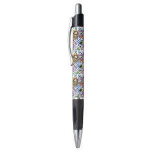 Cartoon Waterverf sleufpatroon Pen