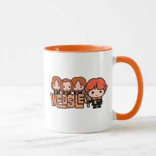 Cartoon Weasley Siblilings Graphic Mok
