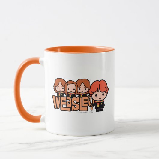 Cartoon Weasley Siblilings Graphic Mok (Links)