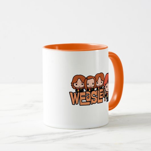 Cartoon Weasley Siblilings Graphic Mok (Voorkant rechts)