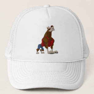 Cartoon weerwolf trucker pet