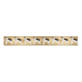 Cartoon Wire Fox Terrier Grosgrain Lint (Voorkant)