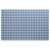 Cartoon Wire Fox Terrier Stof (Yard (91,4 cm))