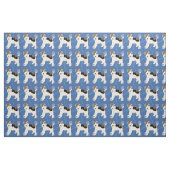 Cartoon Wire Fox Terrier Stof (Fat Quarter)