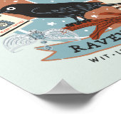 Cartoon Wise Ravenclaw Crest Poster (Hoek)