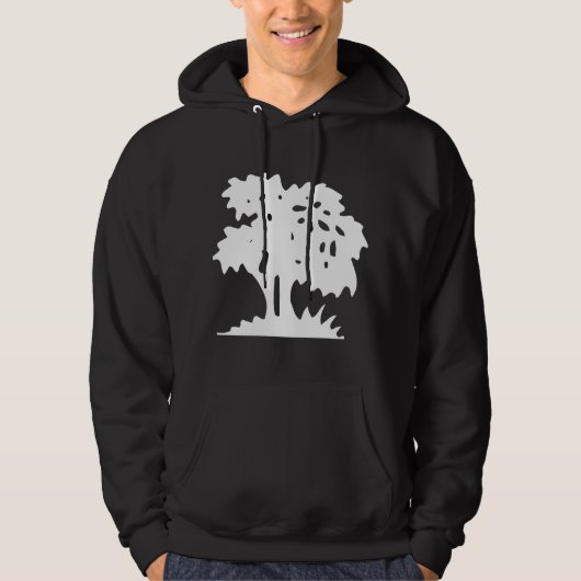 Cartoon - Wit Hoodie (Voorkant)